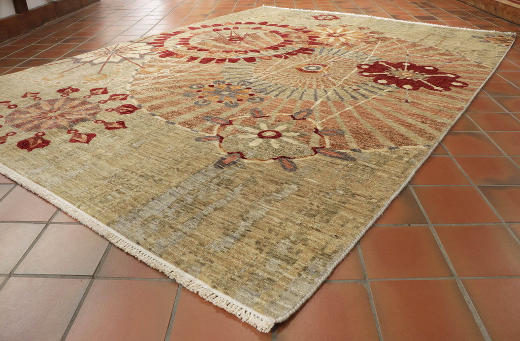 Fine handmade Afghan Abstract rug - 308950
