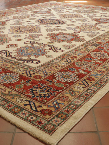 Handmade fine Afghan Kazak carpet - 308991