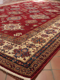 Handmade fine Afghan Kazak carpet - 308992