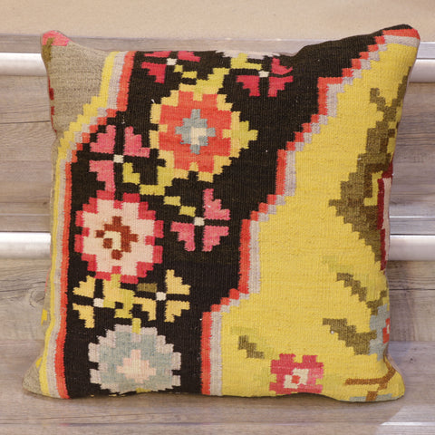 Large Handmade Moldovan kilim cushion - 309011g