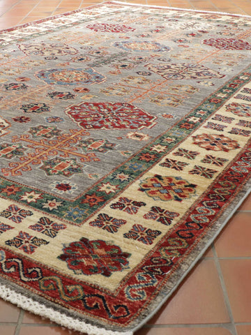 Handmade fine Afghan Kazak rug - 309019