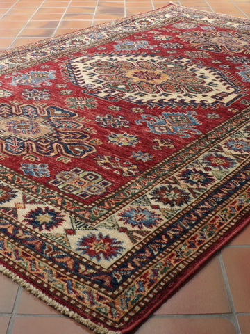 Handmade fine Afghan Kazak rug - 309022