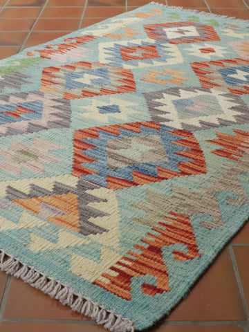 Handmade Afghan Kilim rug - 309052
