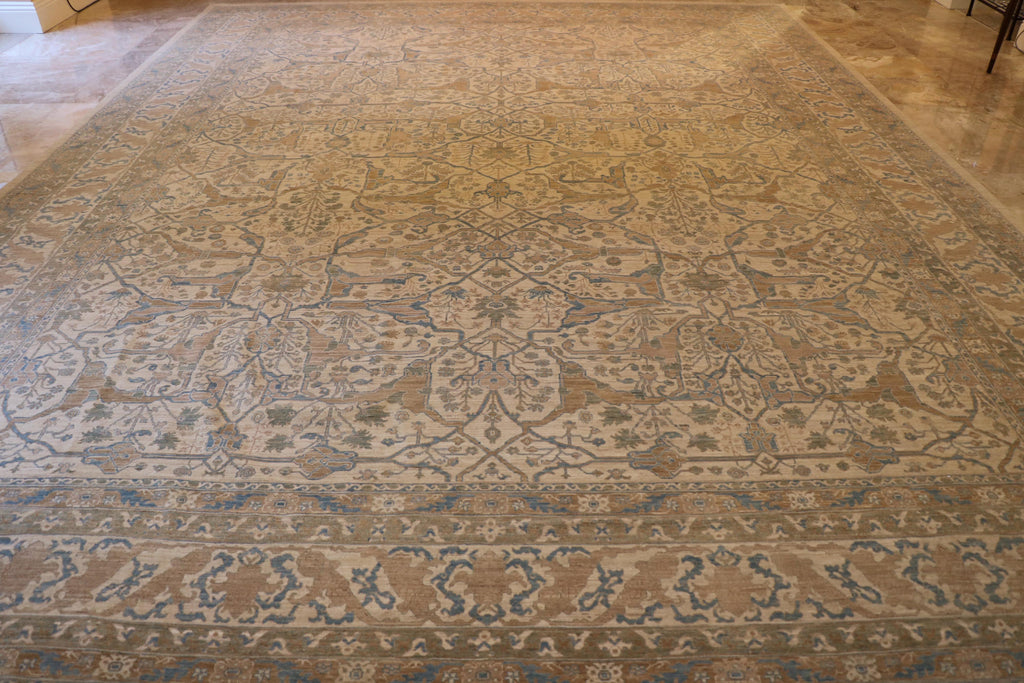 Handmade extra fine Afghan Hajjalili oversize carpet - 309070