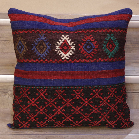 Large Handmade Turkish kilim cushion - 309078