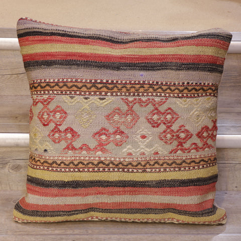 Large Handmade Turkish kilim cushion - 309082