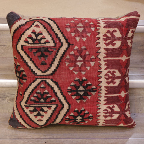 Large Handmade Turkish kilim cushion - 309083