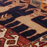 Handmade Persian Qashqai square - 309206