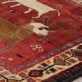 Handmade Persian Qashqai square - 309207
