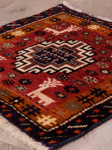 Handmade Persian Qashqai square - 309208
