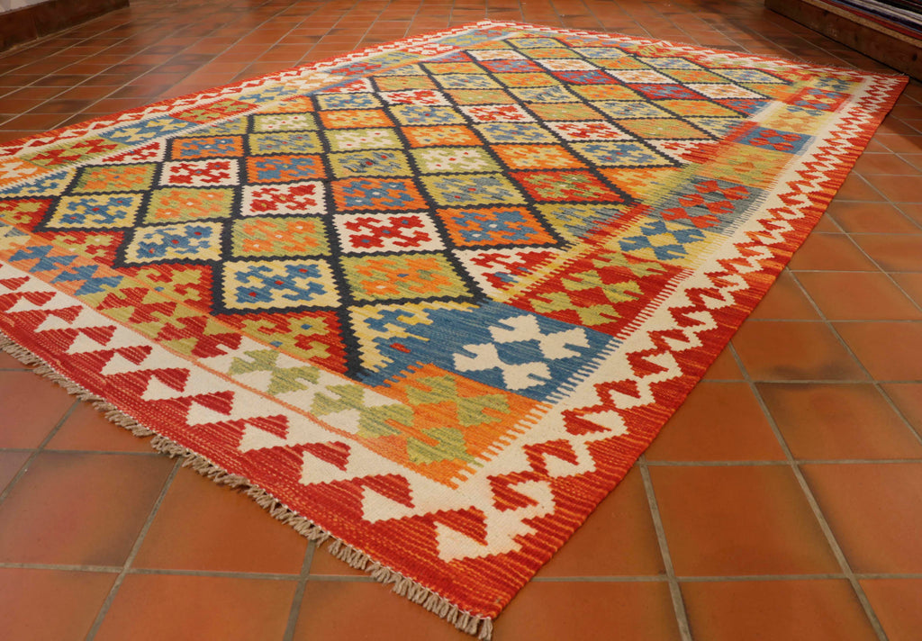 Handmade Afghan Kilim - 309218