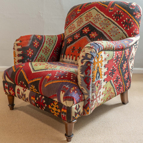 Handmade Turkish kilim Howard Chair - 309320-C