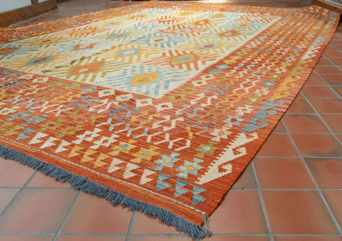 Handmade Afghan Kilim - 309667