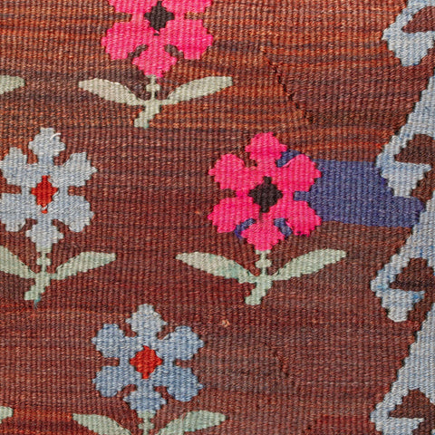 Large Handmade Turkish kilim cushion - 309673-W