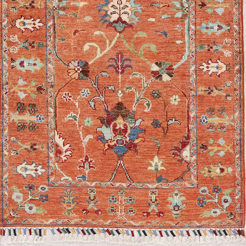 Handmade Afghan Sultani rug - ENR309848