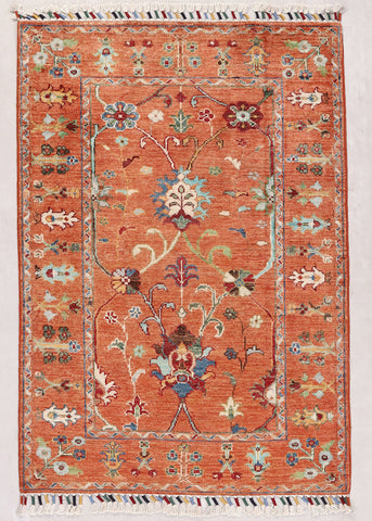 Handmade Afghan Sultani rug - ENR309848