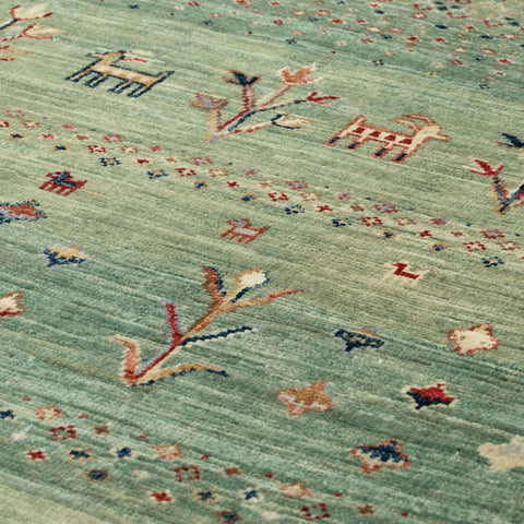 Handmade fine Afghan Loribaft carpet - 309871