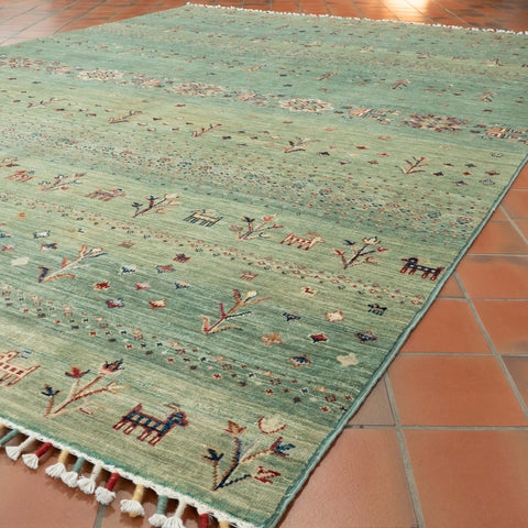 Handmade fine Afghan Loribaft carpet - 309871