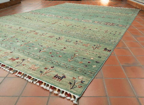 Handmade fine Afghan Loribaft carpet - 309871