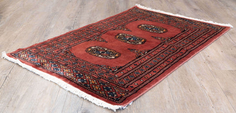 Handmade Pakistan Bokhara rug - 309912