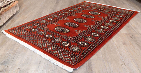 Handmade Pakistan Bokhara rug - 309947