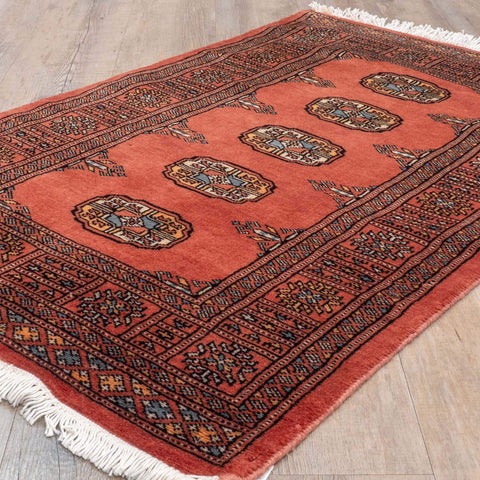 Handmade Pakistan Bokhara rug - 309948