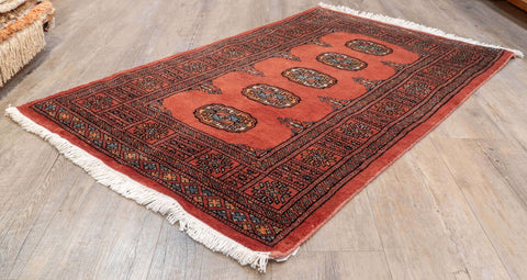 Handmade Pakistan Bokhara rug - 309948