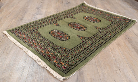 Handmade Pakistan Bokhara rug - 309959