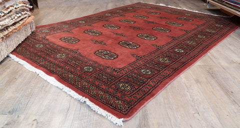 Handmade Pakistan Bokhara rug - 309980