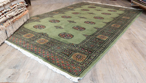 Handmade Pakistan Bokhara rug - 309982