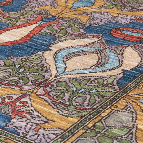 Handmade Arts and Craft Afghan rug - 310003