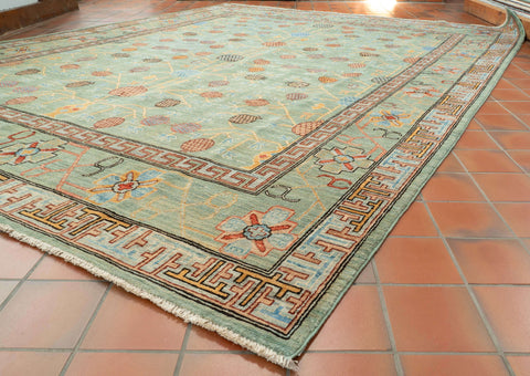 Handmade Afghan Khotan rug - 310007