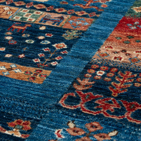 Handmade Afghan Loribaft extra long runner - 310011