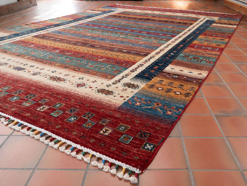 Handmade Afghan Loribaft carpet - 310012