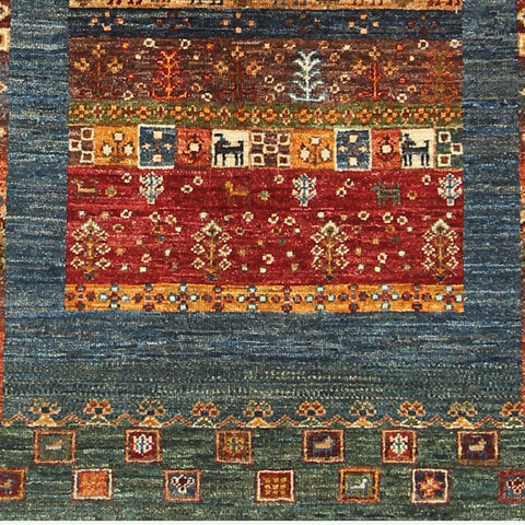 Handmade Afghan Loribaft rug - ENR310026