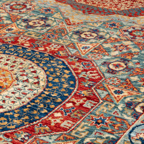 Handmade extra fine Afghan Mamluk short runner - 310044