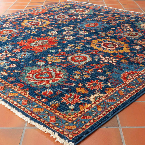 Handmade Afghan Aryana square rug - 310046