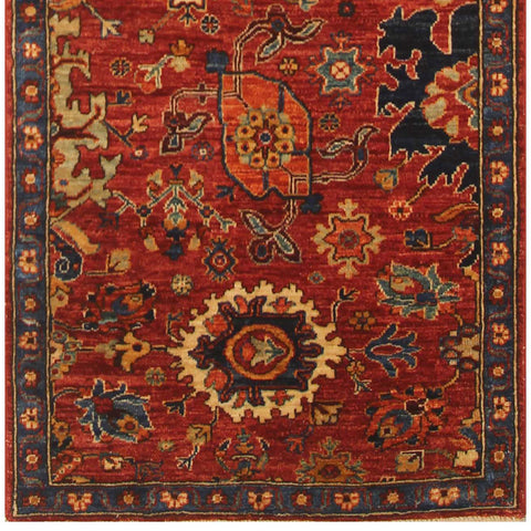 Handmade Afghan Aryana medium runner - ENR310049