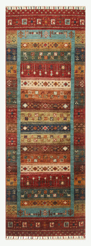 Handmade Afghan Loribaft runner- ENR310061