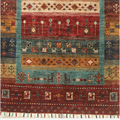 Handmade Afghan Loribaft short runner - ENR310062