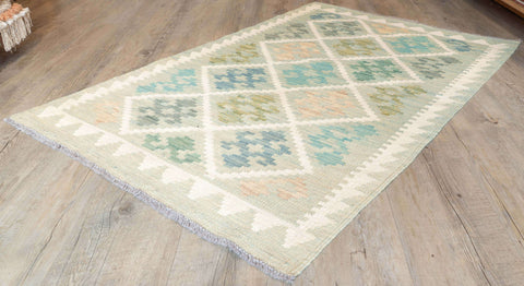 Handmade Afghan Kilim - 310190