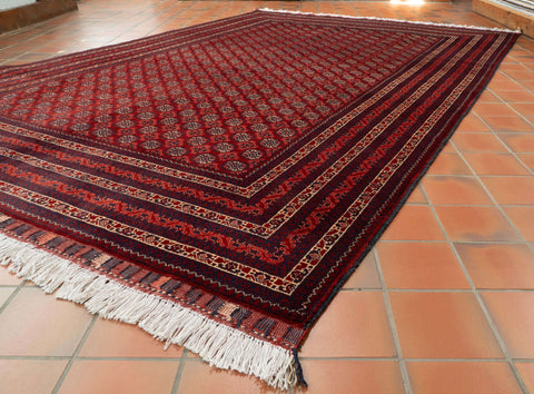 Handmade fine Afghan Kunduz carpet - 310284