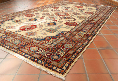 Handmade fine Afghan Kazak rug - 310324