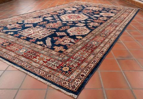 Handmade fine Afghan Kazak rug - 310329