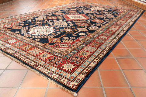 Handmade fine Afghan Kazak rug - 310330