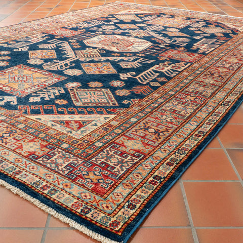 Handmade fine Afghan Kazak rug - 310333