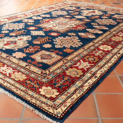 Handmade fine Afghan Kazak rug - 310334