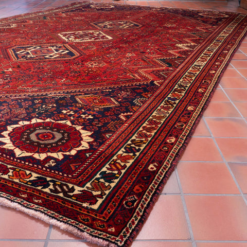 Handmade Qashqai tribal carpet - 310349