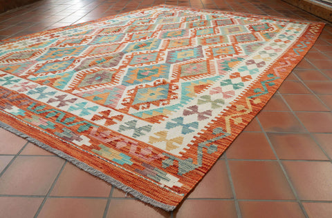 Handmade Afghan Kilim - 310388