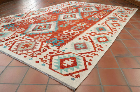 Handmade Afghan Kilim - 310389